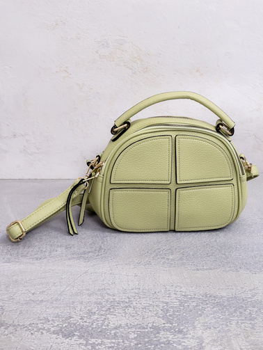 TOREBKA KUFEREK Z OZDOBNYM SZYCIEM- ZIELONA