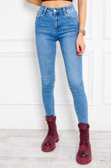 SPODNIE JEANSOWE SKINNY PRZYLEGAJĄCE PUSH UP