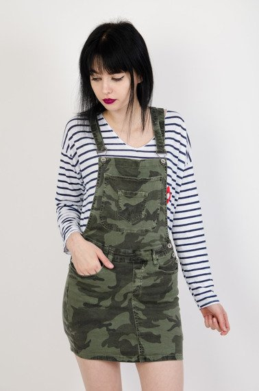 Spódnica ogrodniczka - moro